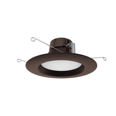 Satco S39848 5-6 Inch 10.5W LED Downlight Retrofit, Color Temperature: 3000, Finish Color: Brushed Nickel